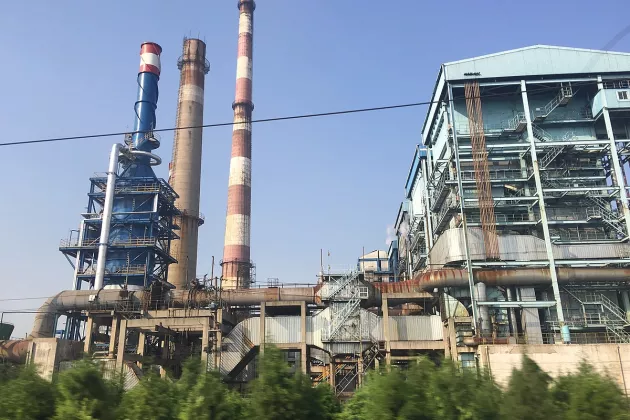 Chemical industry. Jiangsu Changzhou Wujin - Chengjiatang area. Photo.
