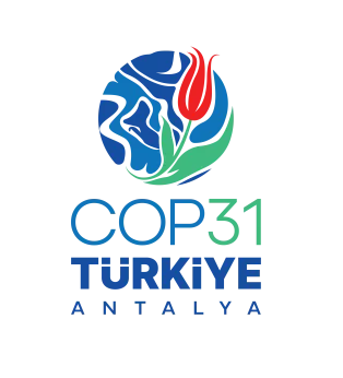COP 31 logo. Graphic design.